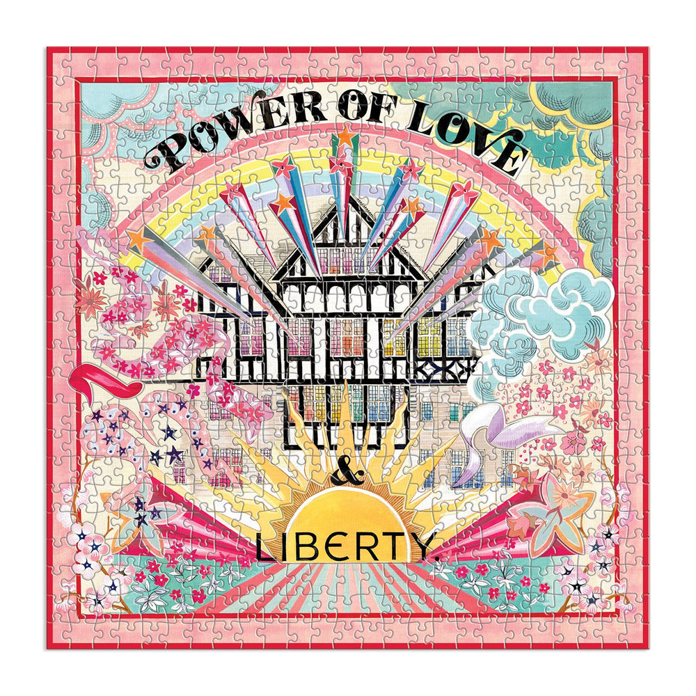 Liberty Power of Love 500 Piece Double Sided Jigsaw Puzzle with Shaped Pieces 500 Piece Puzzles Liberty London 
