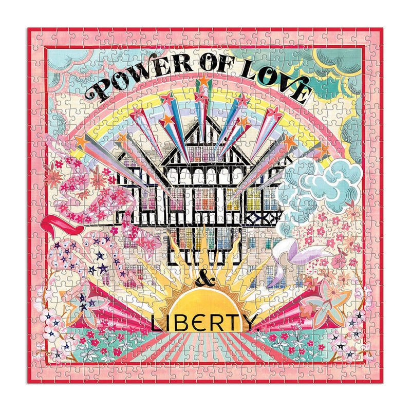 Liberty Power of Love 500 Piece Double Sided Jigsaw Puzzle with Shaped Pieces 500 Piece Puzzles Liberty London 