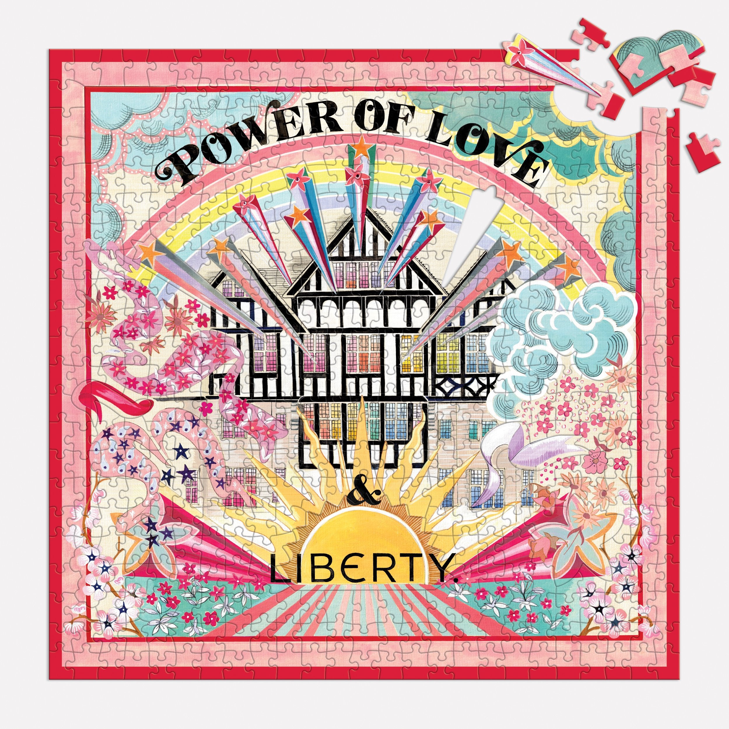 Liberty Power of Love 500 Piece Double Sided Puzzle with Shaped