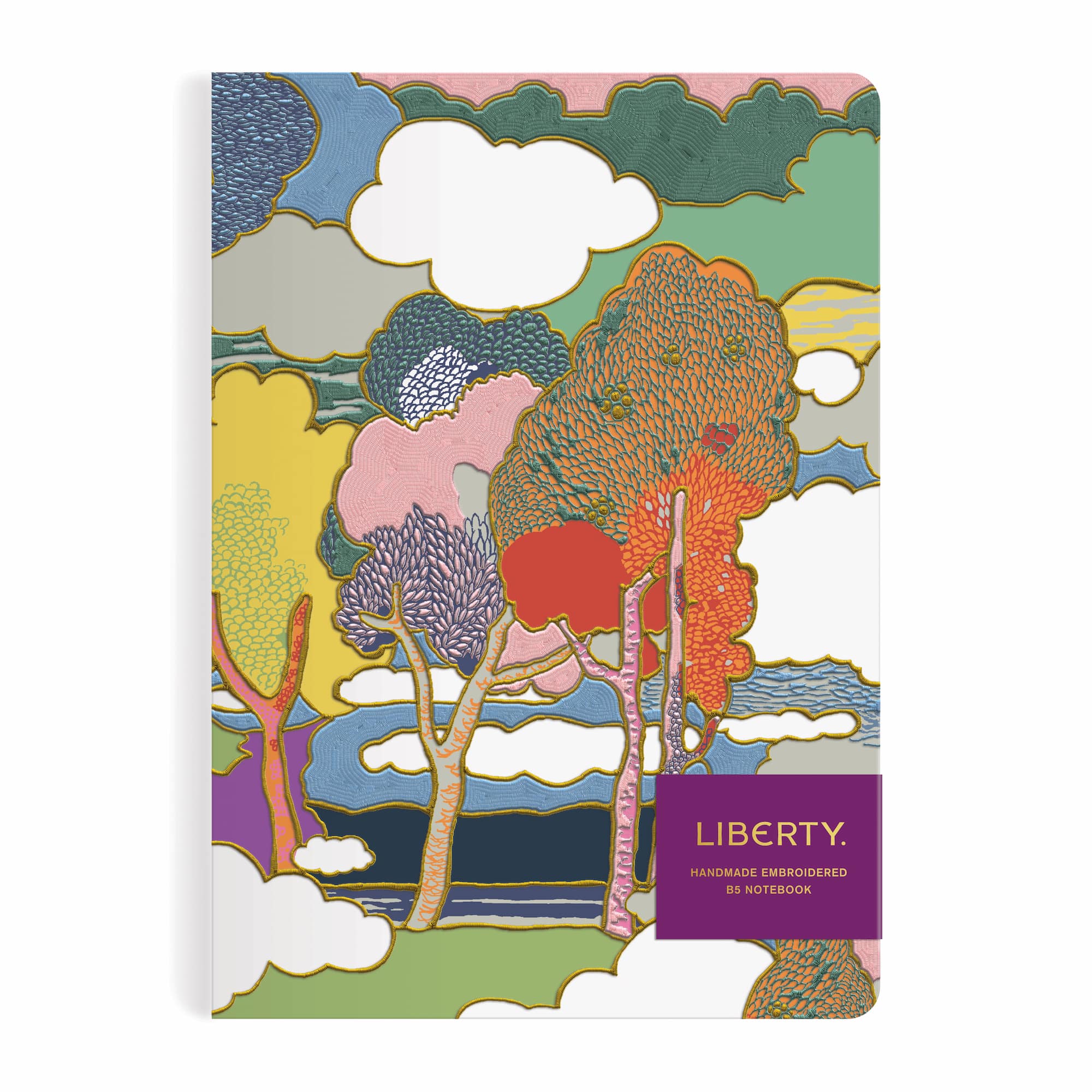 Liberty Prospect Road Handmade Embroidered B5 Journal – Galison