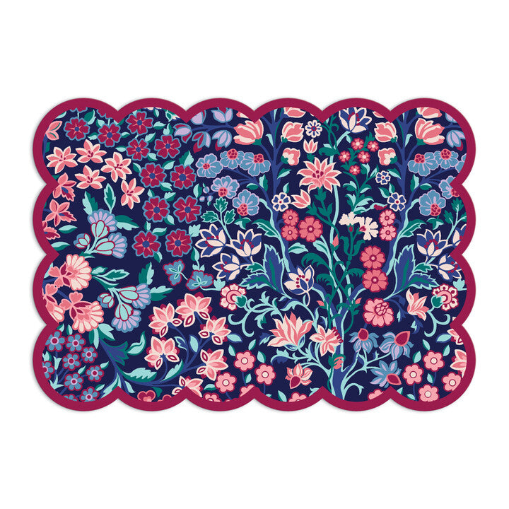 Liberty Scalloped Shaped Notecard Set Stationery Liberty London 