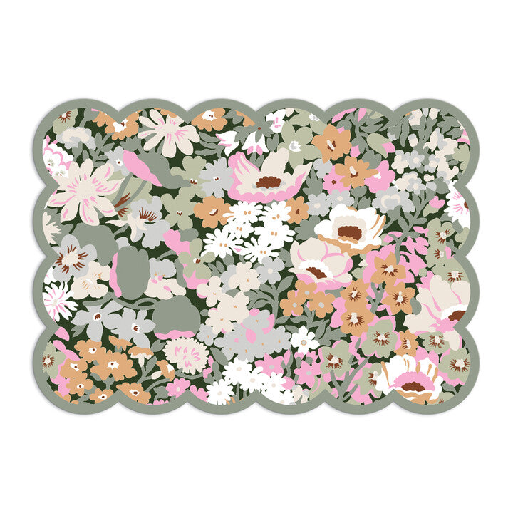 Liberty Scalloped Shaped Notecard Set Stationery Liberty London 