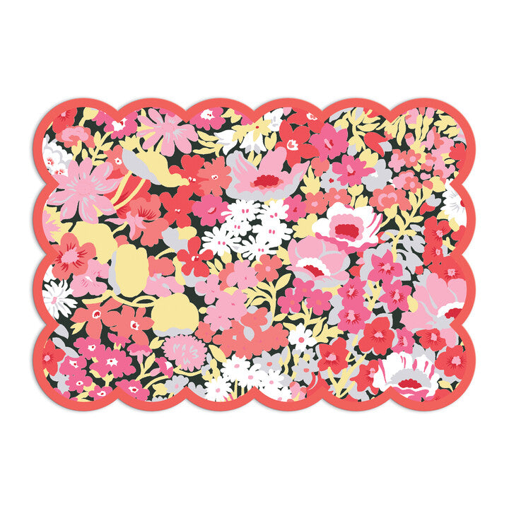 Liberty Scalloped Shaped Notecard Set Stationery Liberty London 
