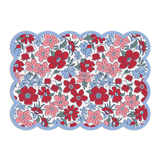 Liberty Scalloped Shaped Notecard Set Stationery Liberty London 