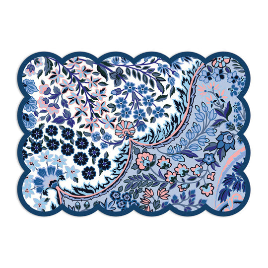 Liberty Scalloped Shaped Notecard Set Stationery Liberty London 