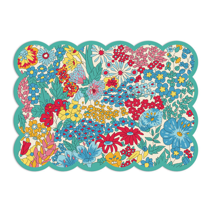 Liberty Scalloped Shaped Notecard Set Stationery Liberty London 