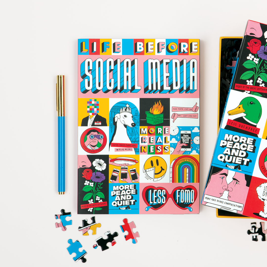Life Before Social Media A5 Notebook Journals and Notebooks Life Before Social Media Collection 