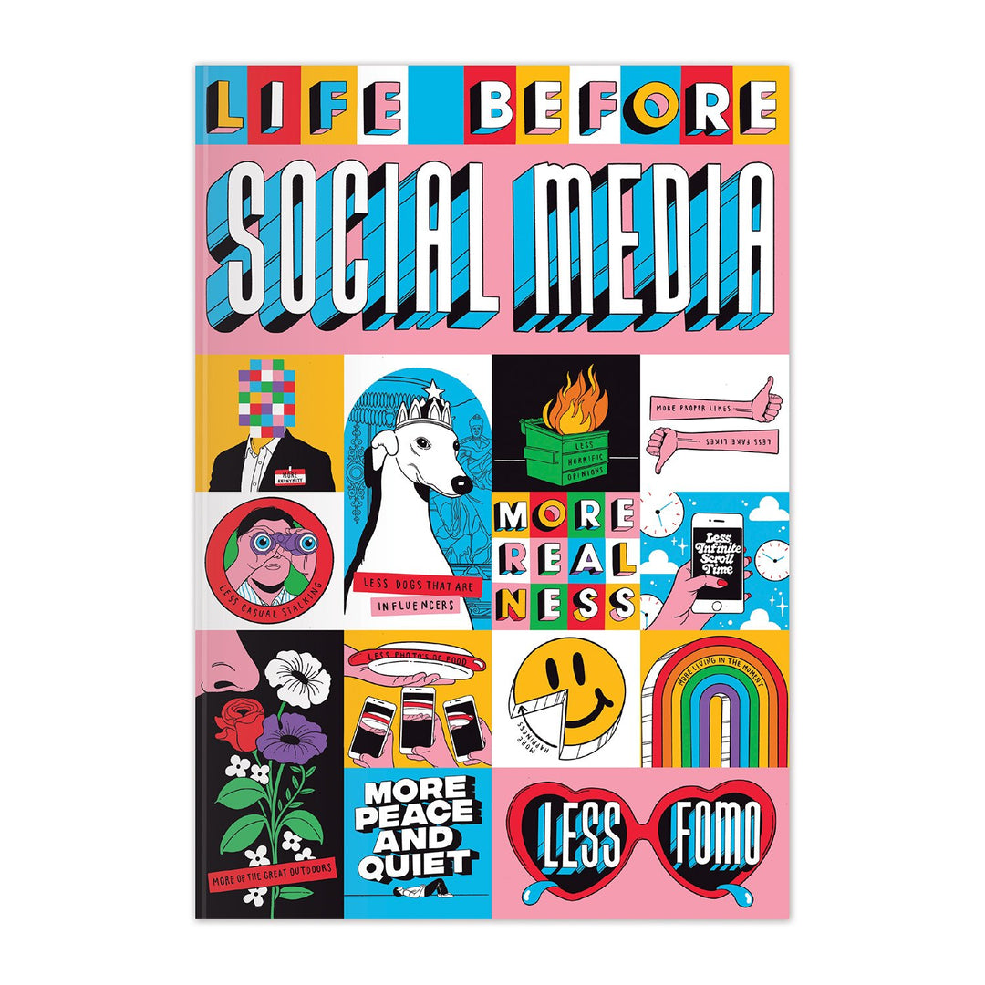 Life Before Social Media A5 Notebook Journals and Notebooks Life Before Social Media Collection 