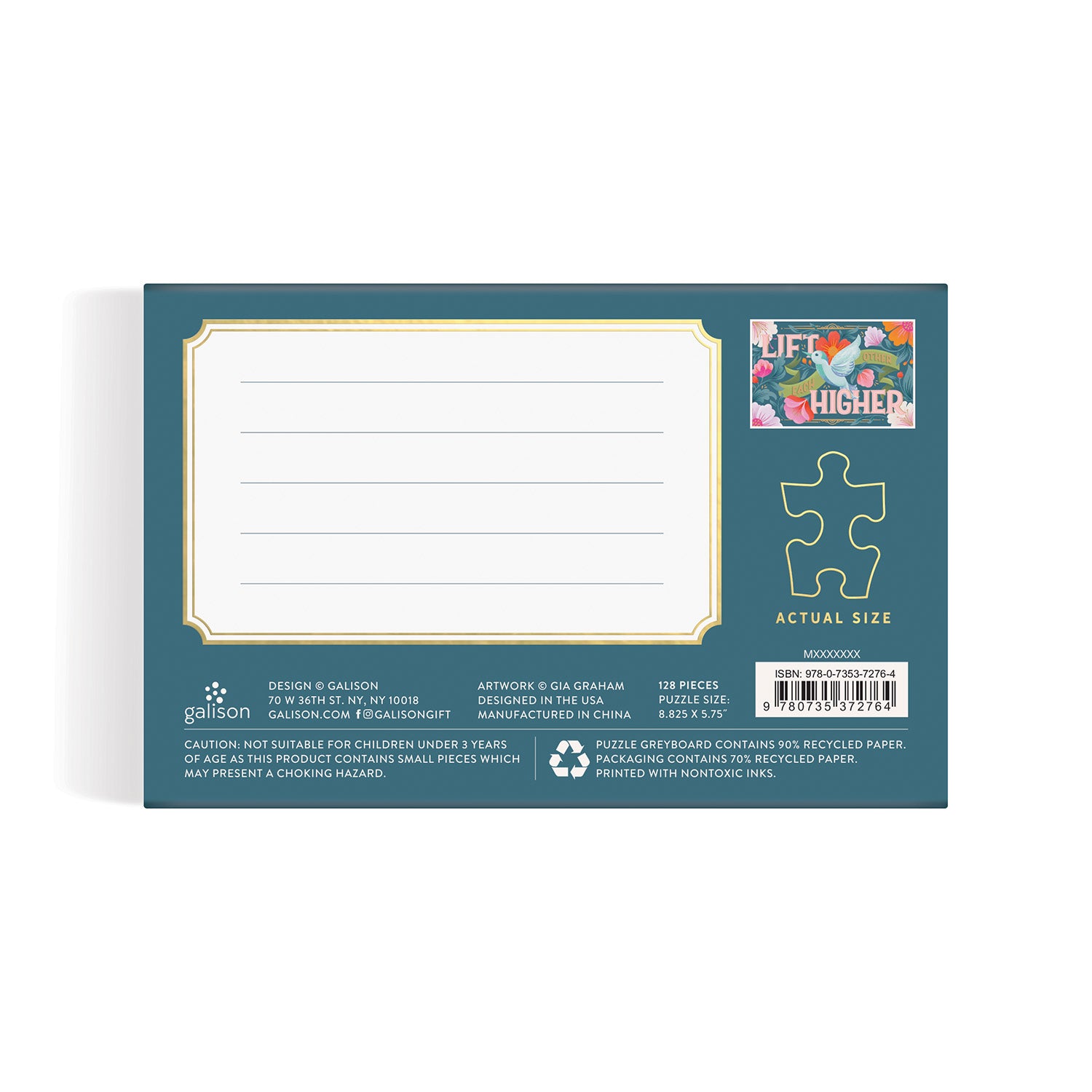Lift Each Other Higher Matchbox Puzzle | Galison