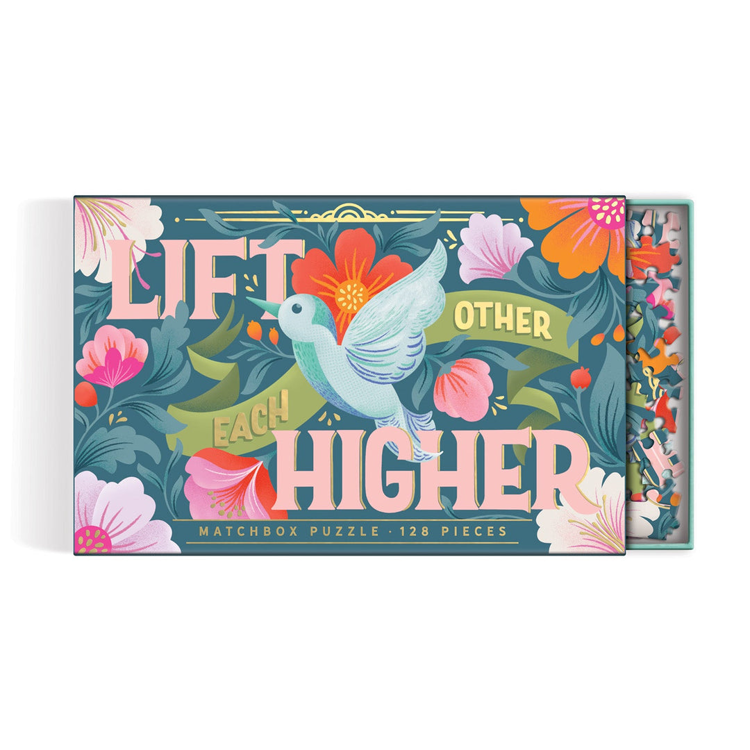 Lift Each Other Higher 128 Piece Matchbox Puzzle Galison 