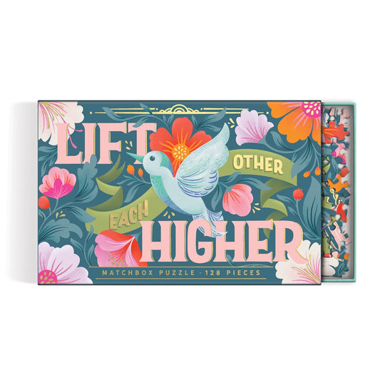 Lift Each Other Higher 128 Piece Matchbox Puzzle Galison 