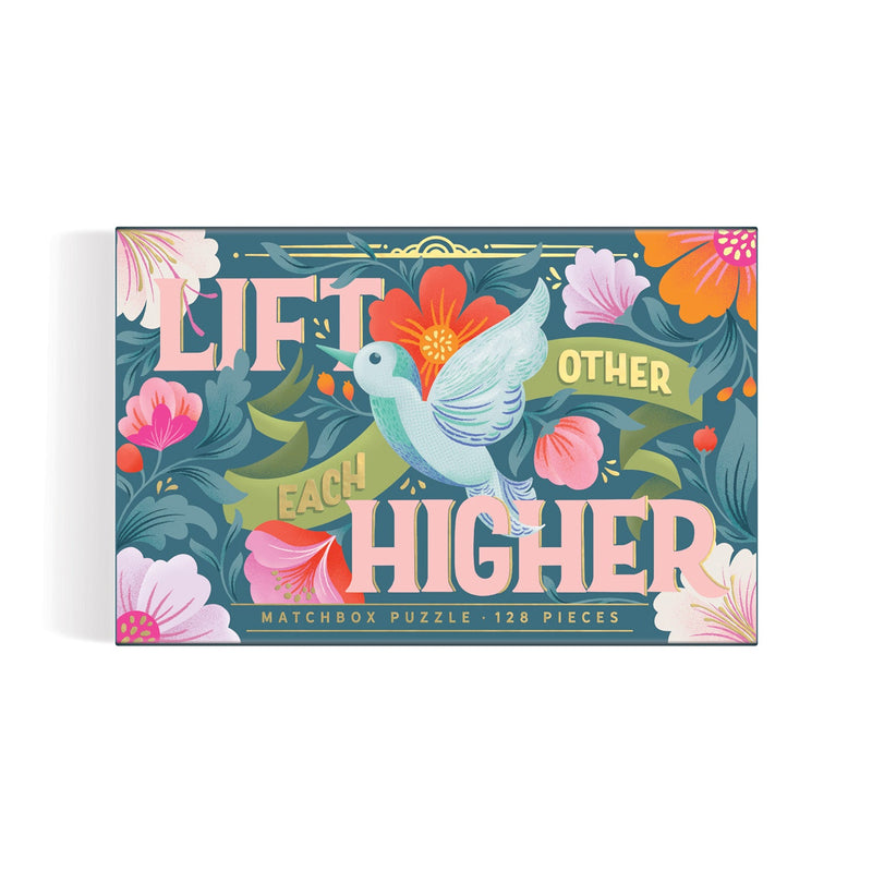 Lift Each Other Higher 128 Piece Matchbox Puzzle Galison 