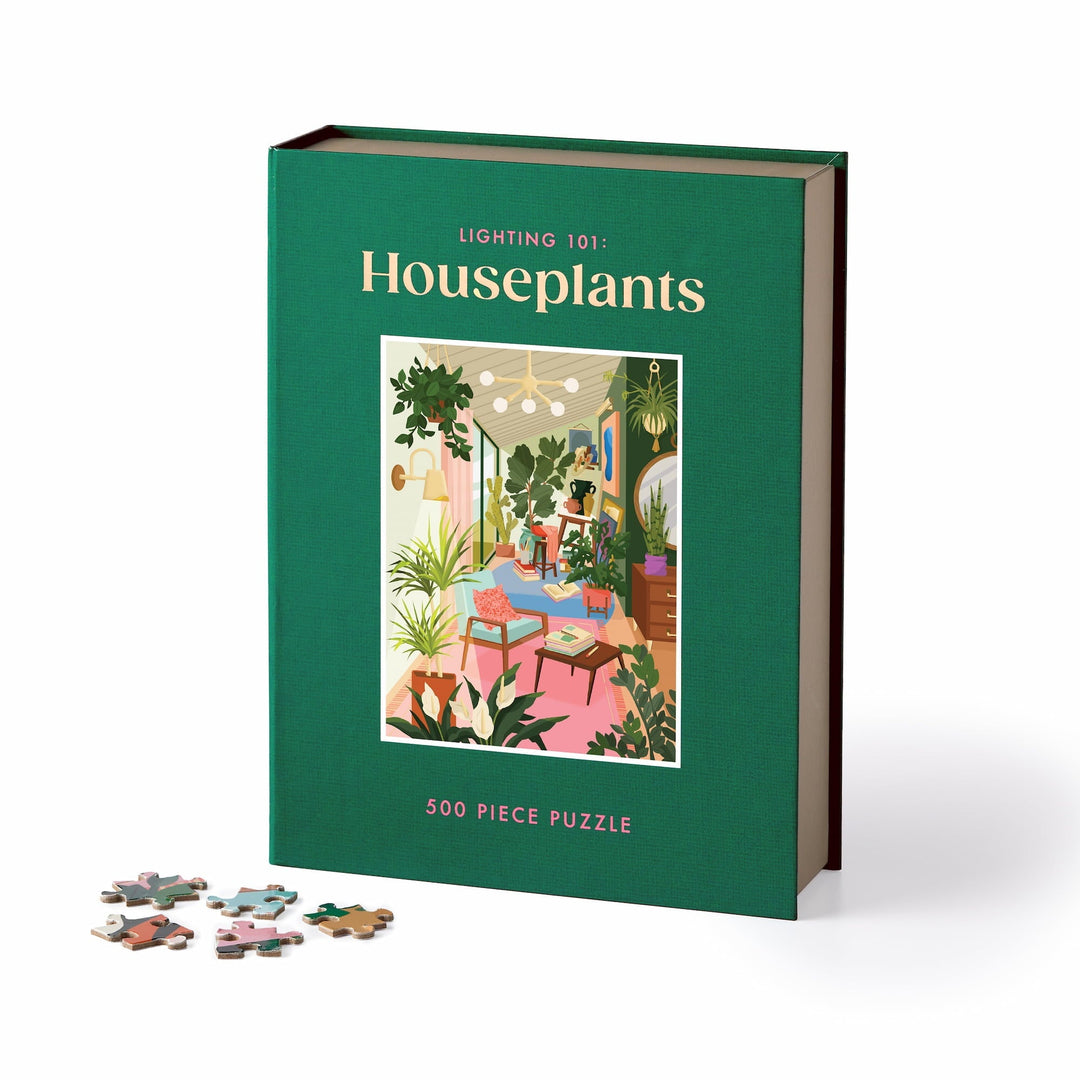 Lighting 101: Houseplants 500 Piece Book Puzzle EUREKARTStudio 