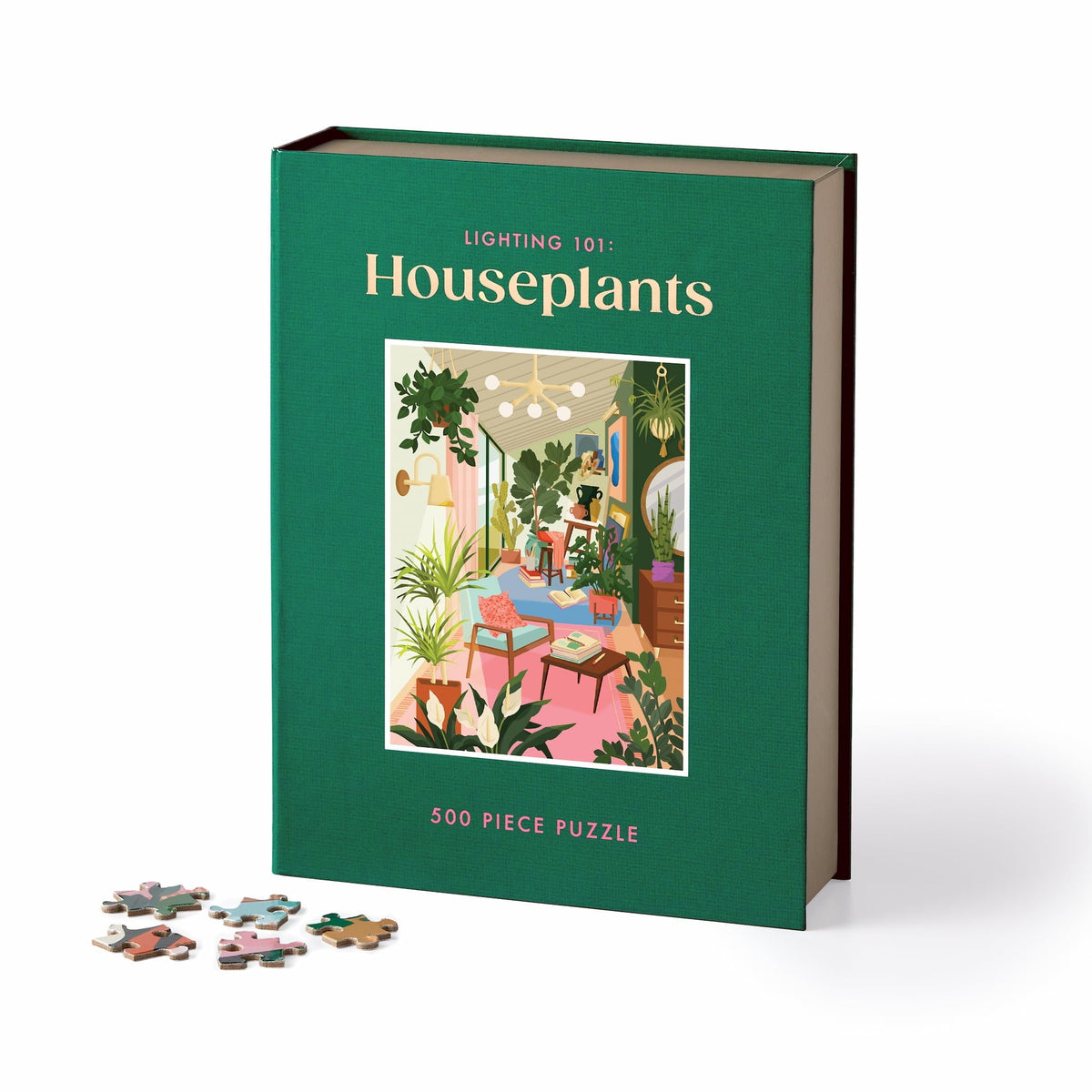 Lighting 101: Houseplants 500 Piece Book Puzzle EUREKARTStudio 