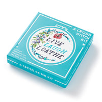 Live Laugh Loathe Cross Stitch Kit Brass Monkey 