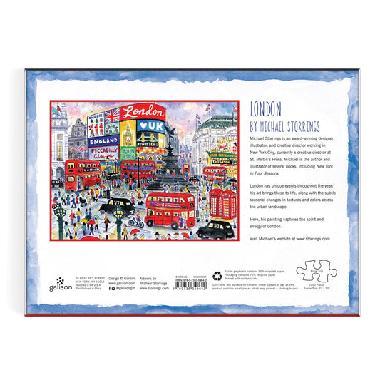 London By Michael Storrings 1000 Piece Jigsaw Puzzle 1000 Piece Puzzles Michael Storrings 