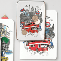 London Handmade Silkscreened Journal Journals and Notebooks Galison 