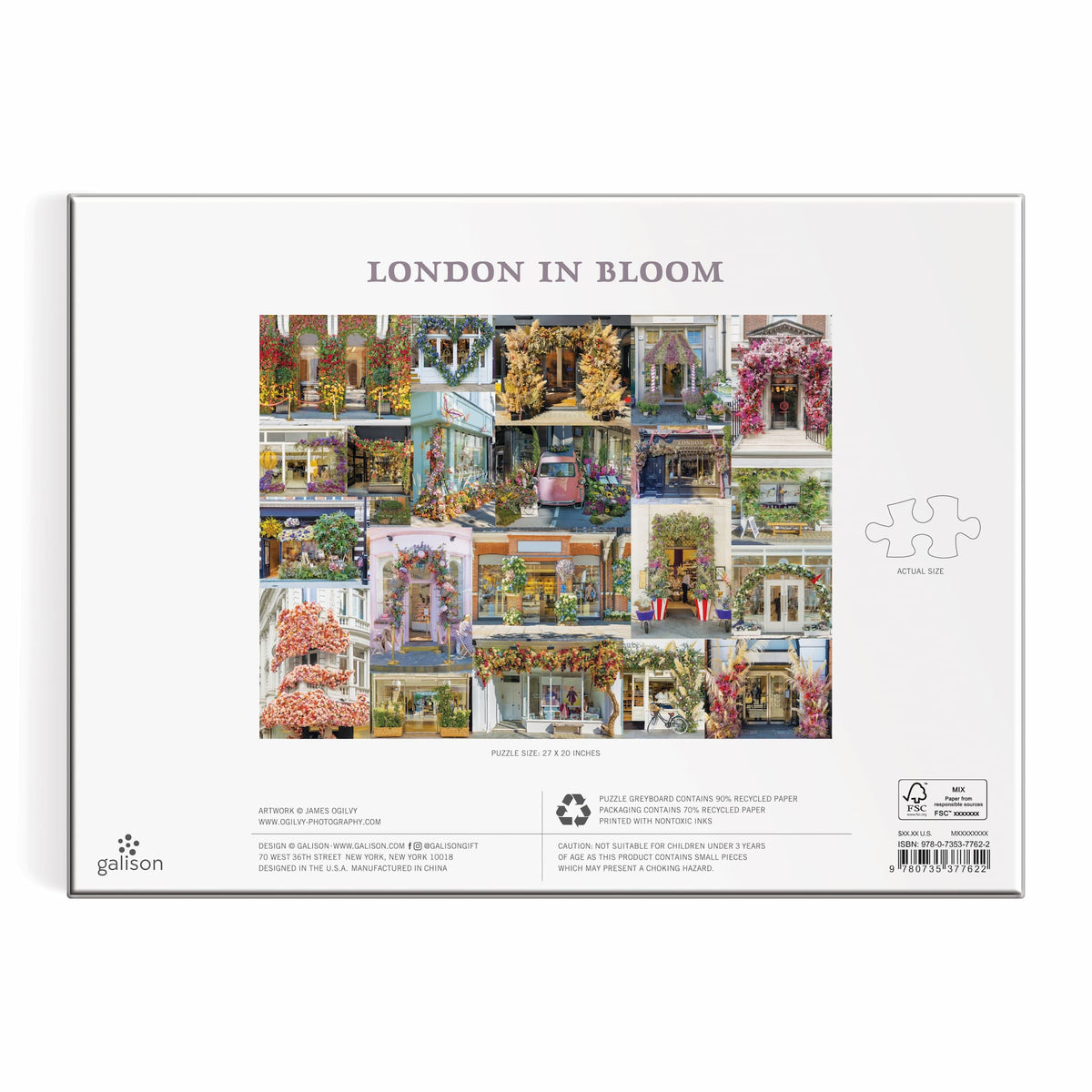 London in Bloom 1000 Piece Puzzle James Ogilvy 