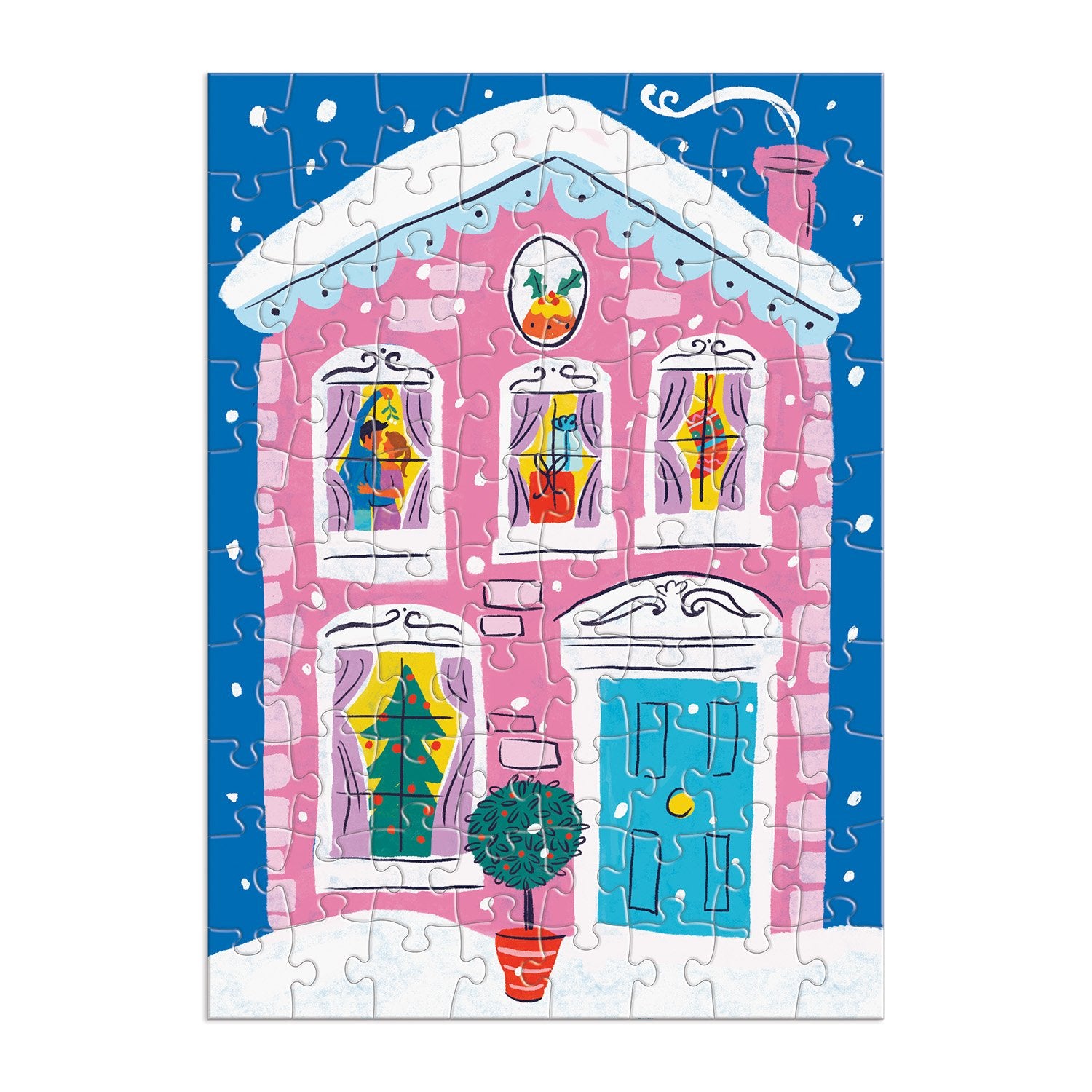 Merry & Bright 12 Days Advent Puzzle Calendar | Galison