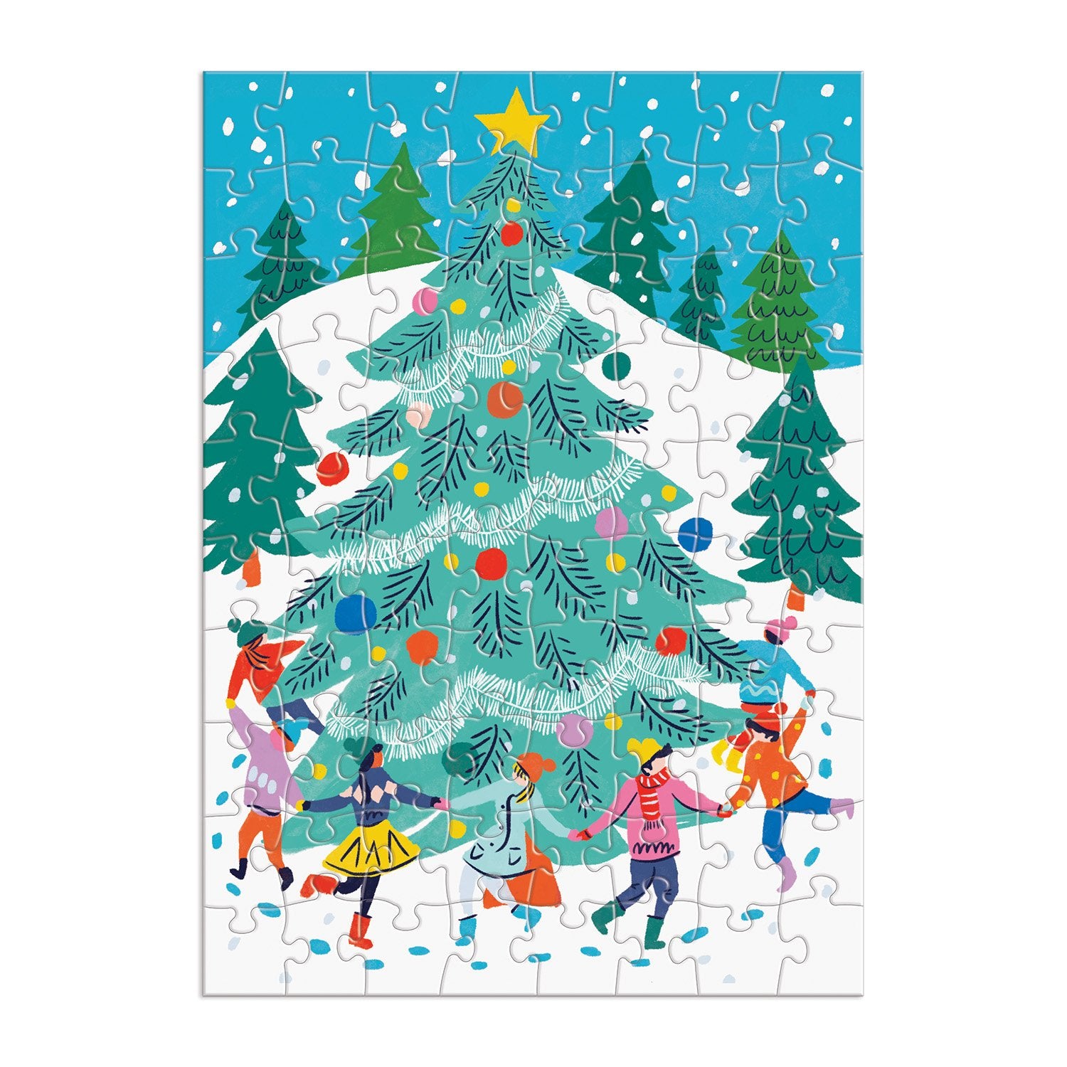 Merry & Bright 12 Days Advent Puzzle Calendar | Galison