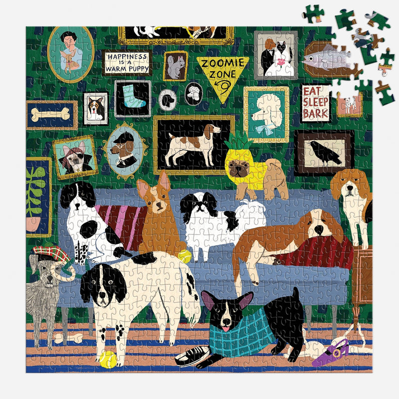 Lounge Dogs 500 Piece Puzzle 500 Piece Puzzles Anne Bentley 
