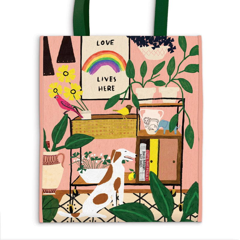 Love Lives Here Reusable Tote Galison 