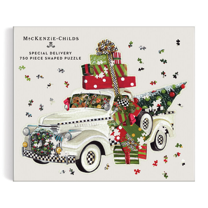 MacKenzie-Childs Special Delivery 750 Piece Shaped Puzzle Puzzles MacKenzie-Childs 