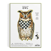 MacKenzie-Childs Woodland Owl 250 Piece Shaped Wood Puzzle Galison 