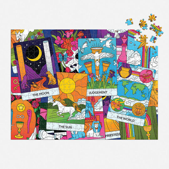 Major Arcana 500 Piece Double Sided Puzzle Puzzles Michelle Berlin 