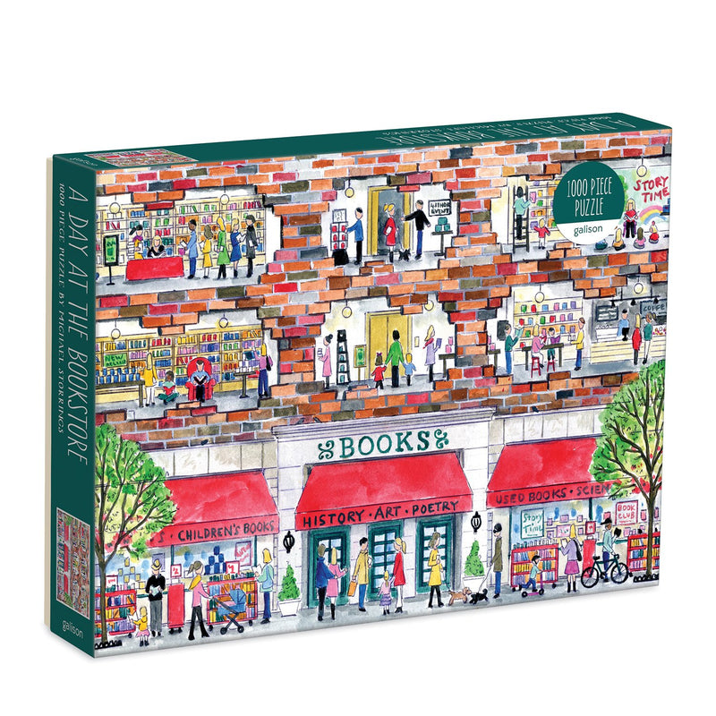 Michael Storrings A Day at the Bookstore 1000 Piece Puzzle 1000 Piece Puzzles Michael Storrings Collection 