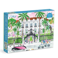 Michael Storrings A Sunny Day in Palm Beach 1000 Piece Puzzle Galison 