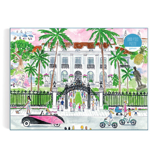 Michael Storrings A Sunny Day in Palm Beach 1000 Piece Puzzle Galison 