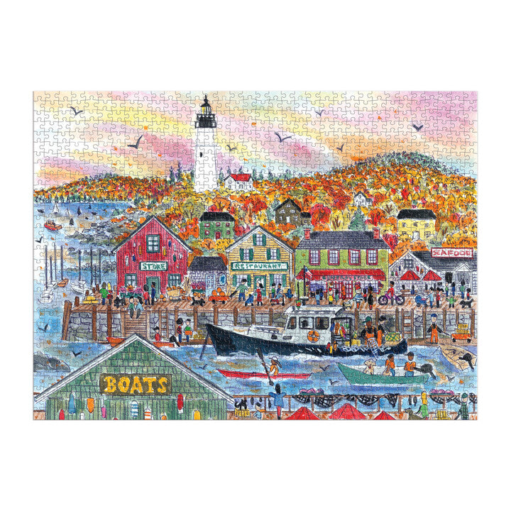 Michael Storrings Autumn By the Sea 1000 Piece Puzzle Puzzles Michael Storrings 