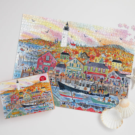 Michael Storrings Autumn By the Sea 1000 Piece Puzzle Puzzles Michael Storrings 