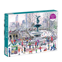 Michael Storrings Bethesda Fountain 1000 Piece Jigsaw Puzzle Holiday 1000 Piece Puzzles Michael Storrings Collection 