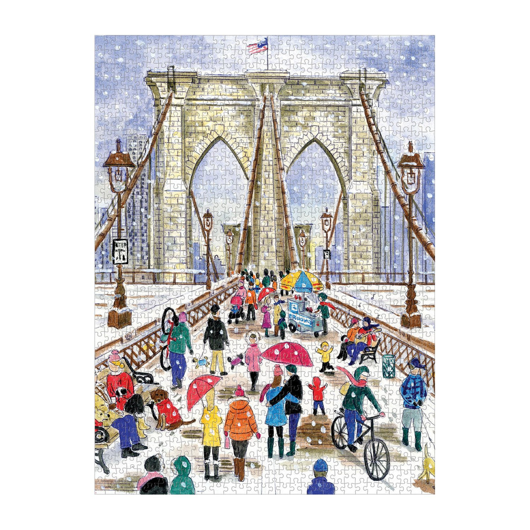 Michael Storrings Brooklyn Bridge 1000 Piece Jigsaw Puzzle Holiday 1000 Piece Puzzles Michael Storrings Collection 