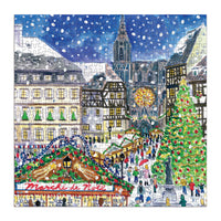 Michael Storrings Christmas in France 500 Piece Puzzle Galison 