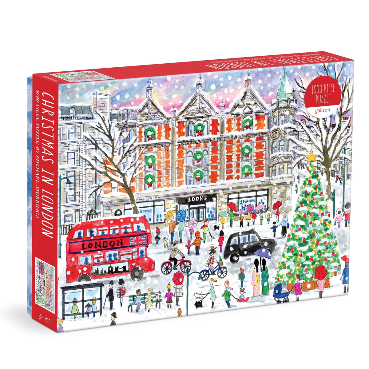 Michael Storrings Christmas in London 1000 Piece Puzzle 1000 Piece Puzzles Michael Storrings 