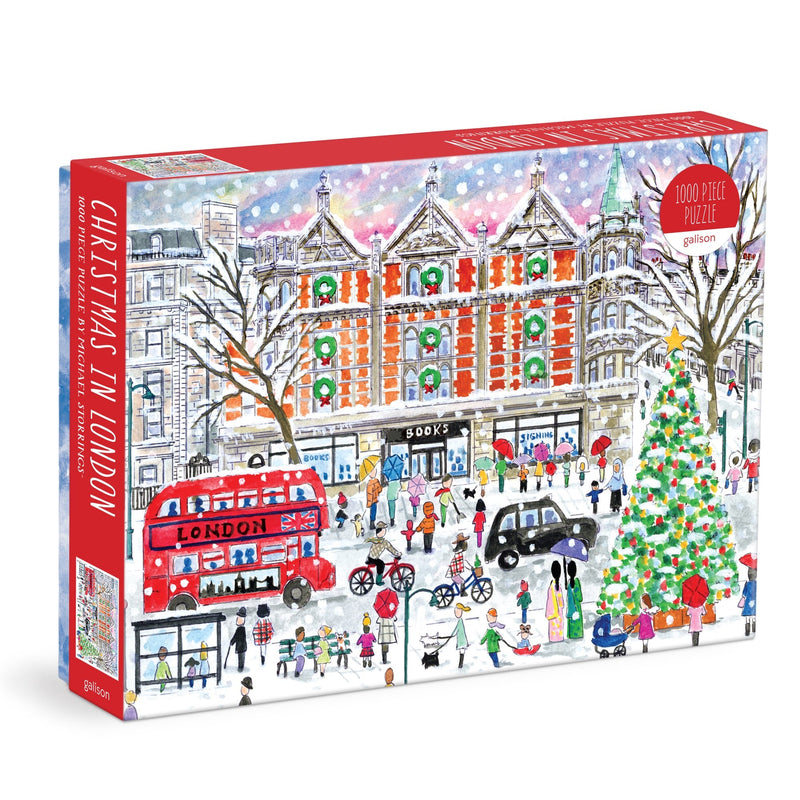 Michael Storrings Christmas in London 1000 Piece Puzzle 1000 Piece Puzzles Michael Storrings 