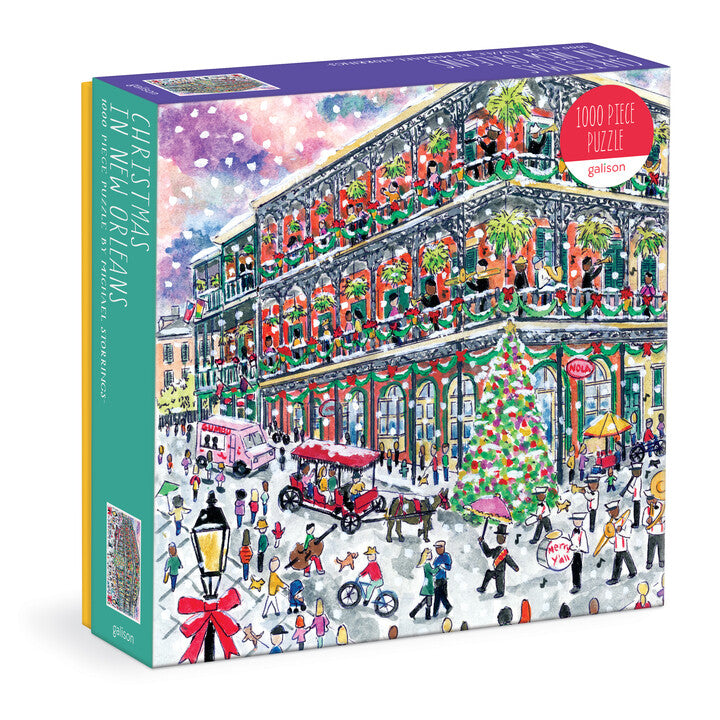 Michael Storrings Christmas in New Orleans 1000 Piece Puzzle Puzzles Michael Storrings 