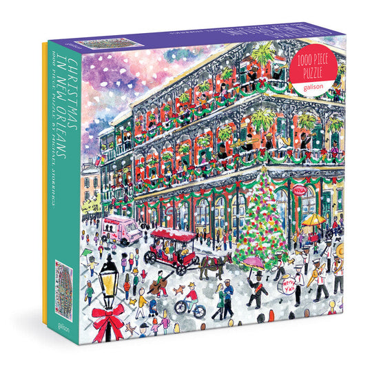 Michael Storrings Christmas in New Orleans 1000 Piece Puzzle Puzzles Michael Storrings 