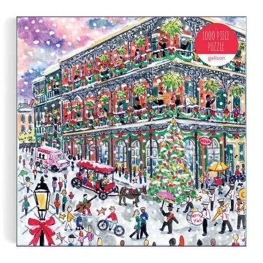 Michael Storrings Christmas in New Orleans 1000 Piece Puzzle Puzzles Michael Storrings 
