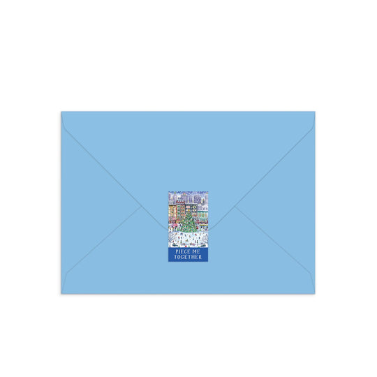 Michael Storrings Christmas in the City Greeting Card Puzzle Greeting Card Puzzles Michael Storrings 