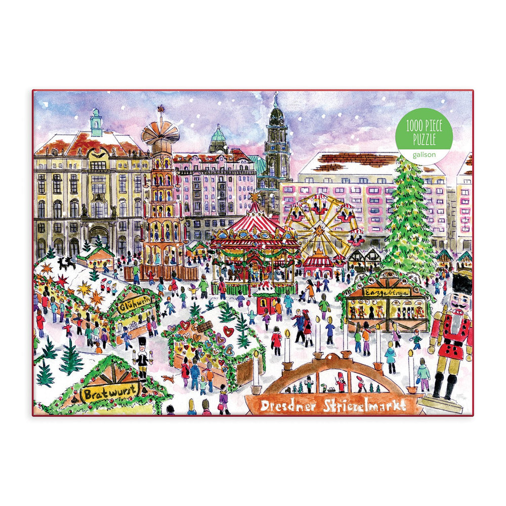 Michael Storrings Christmas Market 1000 Piece Puzzle Holiday 1000 Piece Puzzles Michael Storrings Collection 