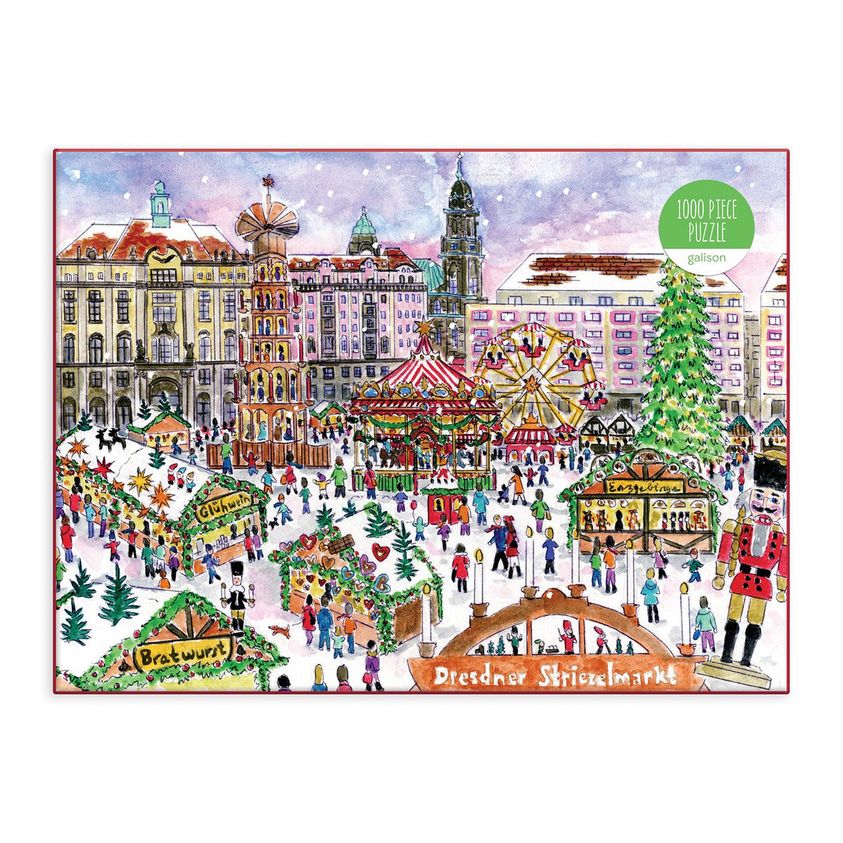 Michael Storrings Christmas Market 1000 Piece Puzzle Holiday 1000 Piece Puzzles Michael Storrings Collection 