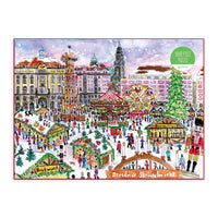 Michael Storrings Christmas Market 1000 Piece Puzzle Holiday 1000 Piece Puzzles Michael Storrings Collection 