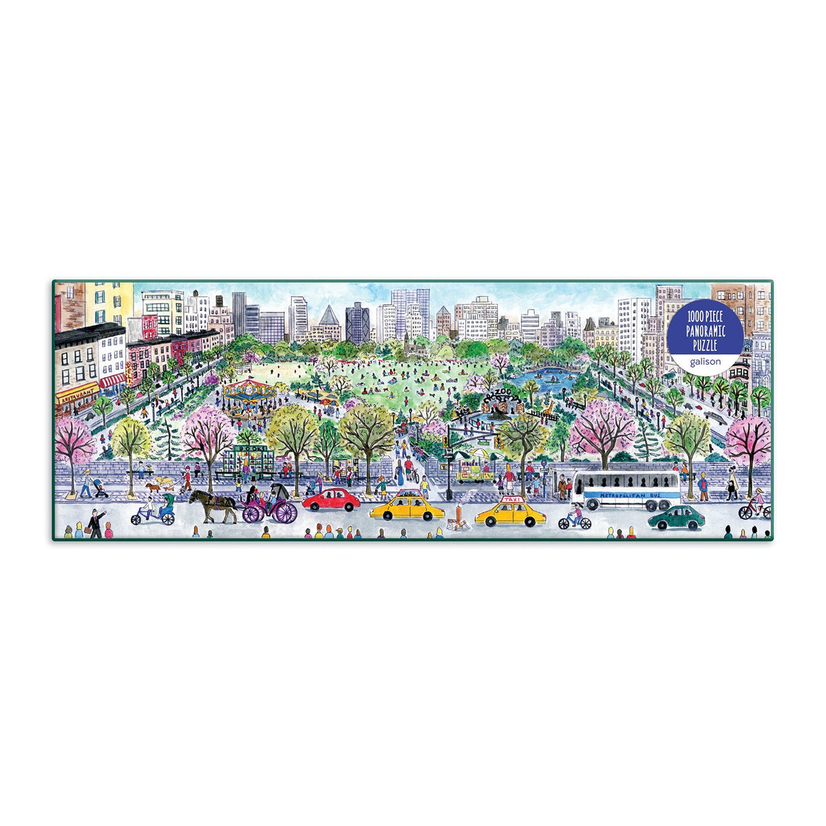 Michael Storrings Cityscape 1000 Piece Panoramic Jigsaw Puzzle Panoramic Puzzles Michael Storrings Collection 