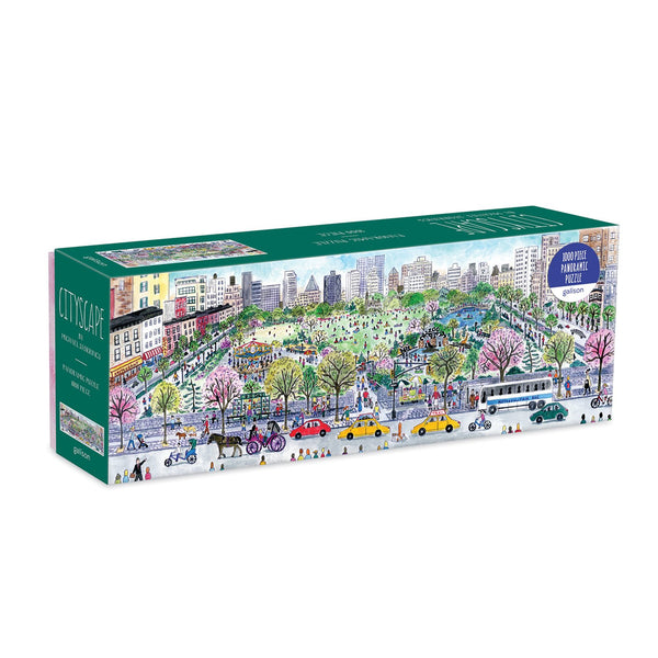 Michael Storrings Cityscape 1000 Piece Panoramic Puzzle | Galison
