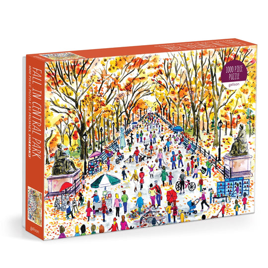 Michael Storrings Fall in Central Park 1000 Piece Puzzle 1000 Piece Puzzles Michael Storrings 