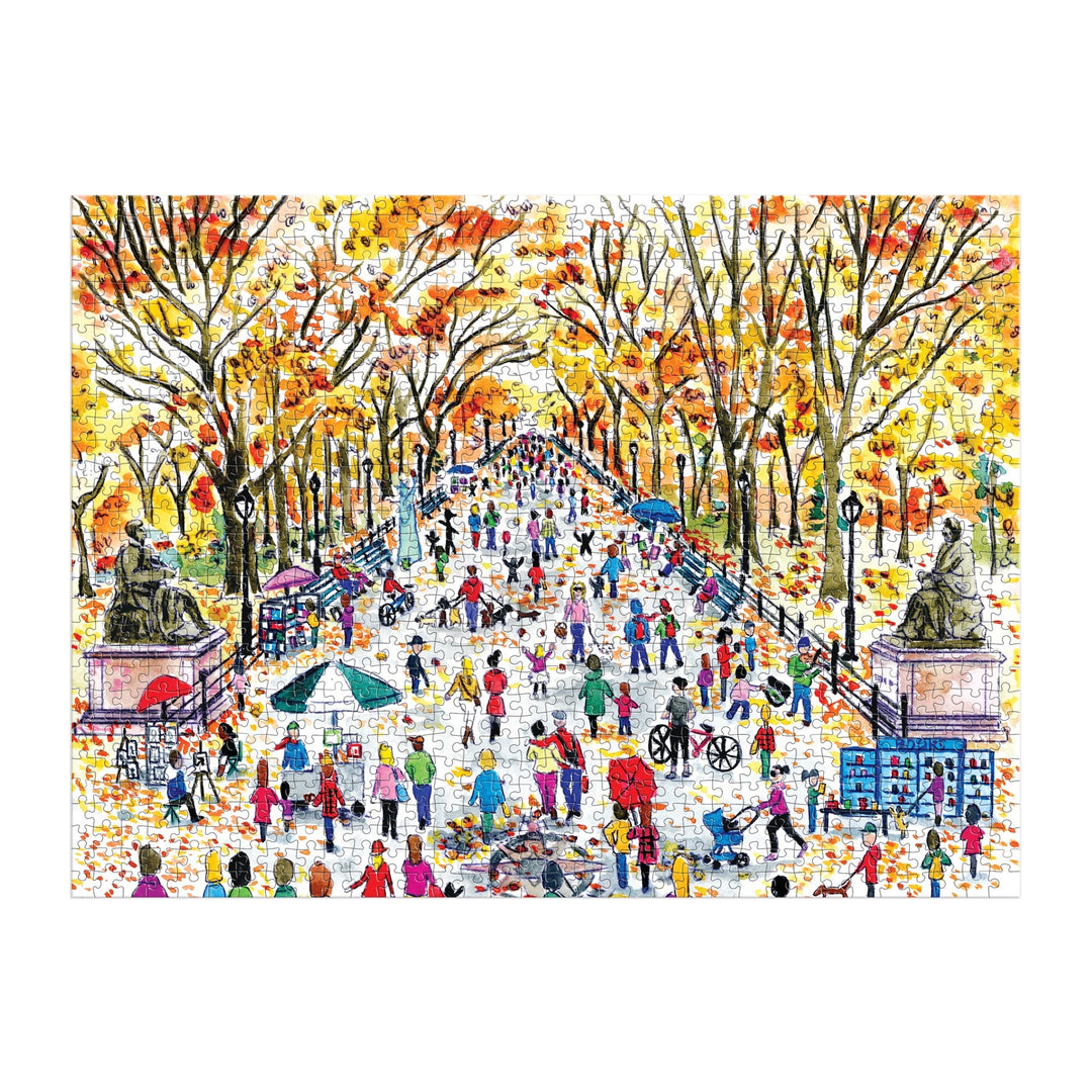 Michael Storrings Fall in Central Park 1000 Piece Puzzle 1000 Piece Puzzles Michael Storrings 